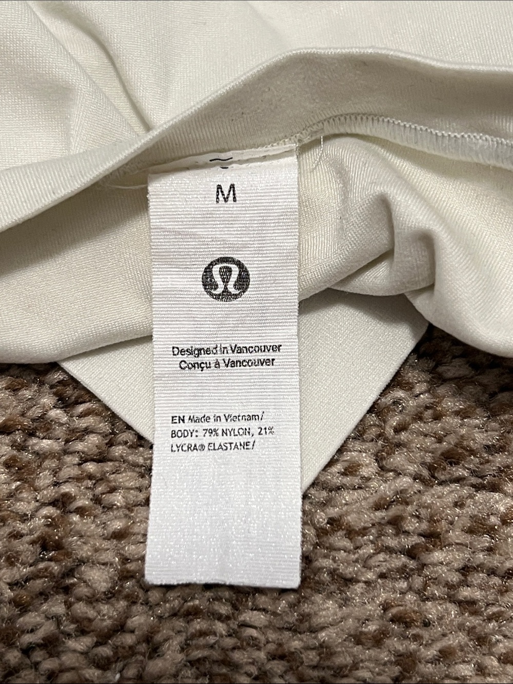 lululemon athletica Cream High-Neck Sleeveless Bodysuit - Picture 3 of 3